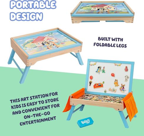 Bluey – Puppet Theater – Colorful Wooden Play Set with Theater and Puppets – FSC-Certified Material – Imaginative Fun for Ages 3 Years and Up in Saudi Arabia