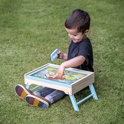 Bluey – Puppet Theater – Colorful Wooden Play Set with Theater and Puppets – FSC-Certified Material – Imaginative Fun for Ages 3 Years and Up in Saudi Arabia
