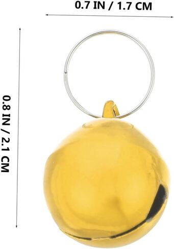 Charm Pet Collar Bells Crisp Sound for Dogs and Cats Easy to Install Decorative Pendants for Pet Collars in Saudi Arabia