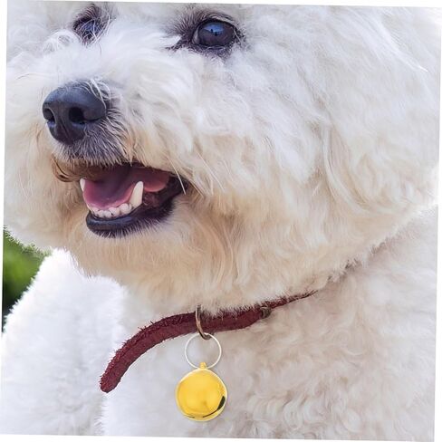 Charm Pet Collar Bells Crisp Sound for Dogs and Cats Easy to Install Decorative Pendants for Pet Collars in Saudi Arabia