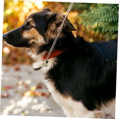 VICASKY 10pcs Pet Collar Bells DIY Hanging Charms for Dogs and Puppies Lightweight Durable Accessories for Christmas Gatherings Daily Wear Pattern Design in Saudi Arabia