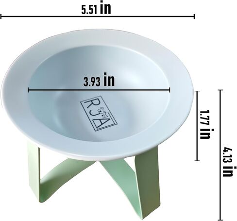 Elevated Pet Bowl, Non-Skid Tilted Anti-Spill Cat Food and Water Dish for Neck Relief, Raised Feeder for Cats and Small Dogs (Purple) in Saudi Arabia