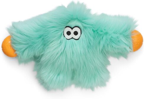 WEST PAW Rowdies Helga Durable Plush Dog Toy with Reinforced Seams Chew Resistant HardyTex Fabric and Interactive Squeaker for Safe Indoor and Outdoor Playtime Bundle for Dogs - Seafoam in Saudi Arabia