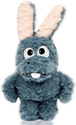 Donkey Squeaky Dog Toys to Keep Them Busy, Stuffed Plush Dog Birthday Toy Crinkle Pet Puppy Tug Toy for Small Medium Large Dogs(Blue) in Saudi Arabia