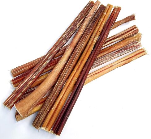6 inch Thin Bully Sticks for Small Dogs and Puppies - 20 Pack - All Natural, Single Ingredient, Easily Digestible, All Beef Dog Treats and Rawhide Free Dental Chew Bones for Dogs in Saudi Arabia