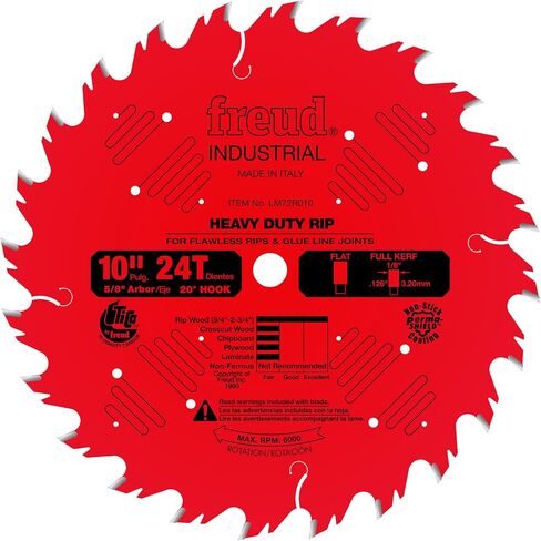 Freud LM72M008: 8" x 24T Heavy-Duty Rip Blade in Saudi Arabia