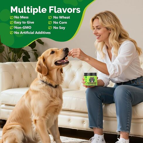Hemp Calming Chews for Dogs Calming Chews - Anxiety Relief Treats, Dog Calming Relaxing Treats Care Hemp Quiet Moments for Dogs Thunderstorm Fireworks Separation Anxiety Relief, Bacon, 120 Ct in Saudi Arabia