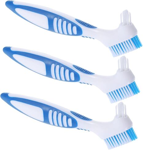 Generic 3 قطع فرشاة تنظيف صدفة السلحفاة، مزيل الطين للسلاحف، مقبض مريح للسلاحف، أداة صيانة السلحفاة للحيوانات الأليفة الصحية وسهولة الصيانة in Saudi Arabia