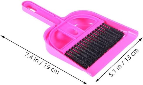 UPKOCH 5 Sets Small Broom and Dustpan: Pet Cage Maintenance Supply for Guinea Pigs Rabbits Hedgehogs and Other Small Animals - Functional Cleaning Accessory in Saudi Arabia