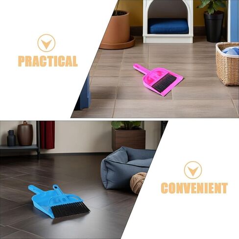 UPKOCH 5 Sets Small Broom and Dustpan: Pet Cage Maintenance Supply for Guinea Pigs Rabbits Hedgehogs and Other Small Animals - Functional Cleaning Accessory in Saudi Arabia