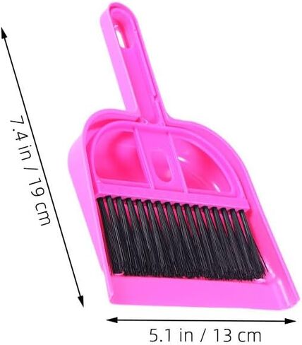UPKOCH 5 Sets Small Broom and Dustpan: Pet Cage Maintenance Supply for Guinea Pigs Rabbits Hedgehogs and Other Small Animals - Functional Cleaning Accessory in Saudi Arabia