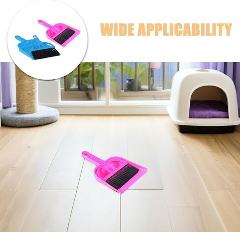 UPKOCH 5 Sets Small Broom and Dustpan: Pet Cage Maintenance Supply for Guinea Pigs Rabbits Hedgehogs and Other Small Animals - Functional Cleaning Accessory in Saudi Arabia