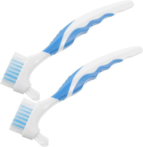 2pcs Double-Side Turtle Shell Cleaning Brush with Ergonomic Handle Bristles for Removing Dirt and Grime Portable Multi-use Turtle Care Tool for Shells and Conchs in Saudi Arabia