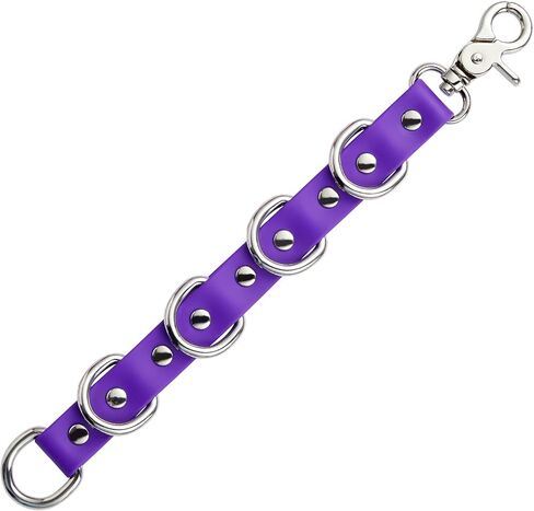 Waterproof Dog Grooming Loop Extension Strap with 5 D-Rings Pet Loops Extender for Pet Safety, Grooming Tables & Bathing (Violet, 11 inch (5 D-Ring)) in Saudi Arabia