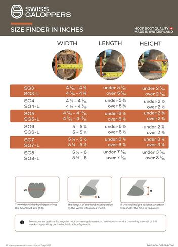 SG Boot Kit Pair - Premium Durable TPU Hoof Boots All-Year Trail Riding Protection, Sizes 3-8 in Saudi Arabia