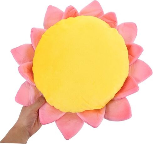 VICASKY Lotus Cat Sofa Bed Soft Plush Non Slip Pet Mat for Pets Cozy Cushion for Indoor Kittens Comfortable Rest Space with Enclosure and Stability for Cats and Kittens in Saudi Arabia