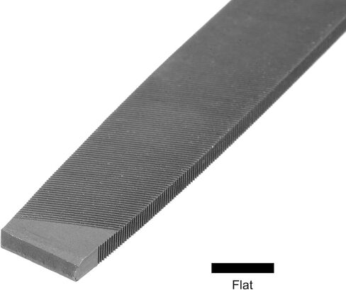 HARFINGTON Horseshoe File 6 Inch 3mm High Carbon Steel Single Cut Flat Hand Rasp File with Plastic Handle for Deburring and Removing Material in Saudi Arabia