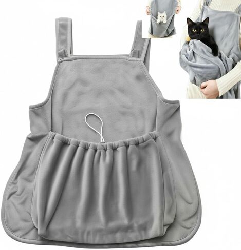 Cat Apron, Plush Pet Sleeping Bag for Napping, Kitten-Specific Soft-Sided Travel Sleeping Bag,Breathable Cat Pouch Sling in Saudi Arabia