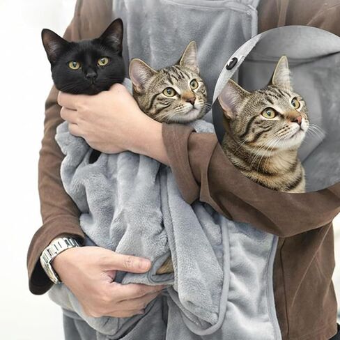 Cat Apron, Plush Pet Sleeping Bag for Napping, Kitten-Specific Soft-Sided Travel Sleeping Bag,Breathable Cat Pouch Sling in Saudi Arabia