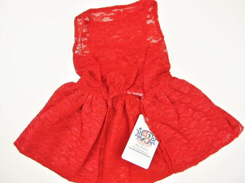Christmas Dog Dress | Holiday Dog Dress | Red Lace | XS to XXXL (5XL) in Saudi Arabia