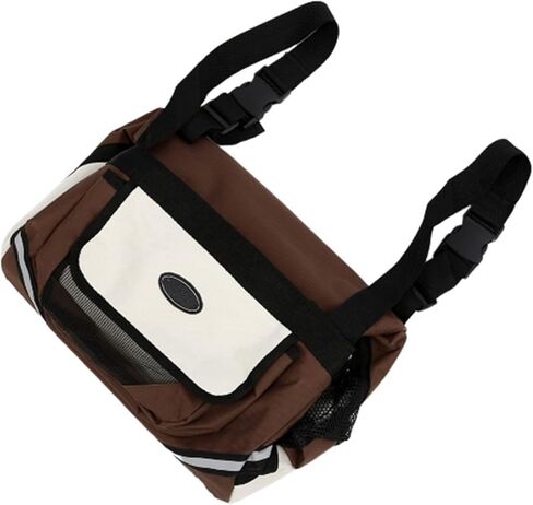 Pet Bike Removable Basket - Seat Bag for Small Dogs ﻿(Coffee) in Saudi Arabia