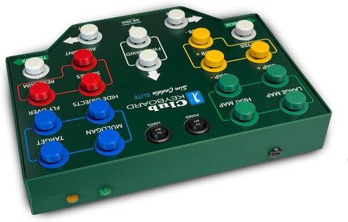Club Keyboard Elite Series Wireless 20 Button GS Pro Golf Simulator Control Box (Green) in Saudi Arabia