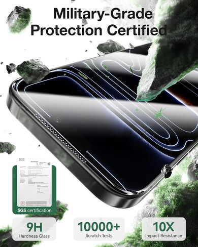 واقي شاشة NIMASO لهاتف iPhone 18 Pro Max/17 Pro Max مقاس 6.9 بوصة، عبوة واحدة in Kuwait