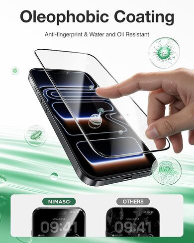 واقي شاشة NIMASO لهاتف iPhone 18 Pro Max/17 Pro Max مقاس 6.9 بوصة، عبوة واحدة in Kuwait