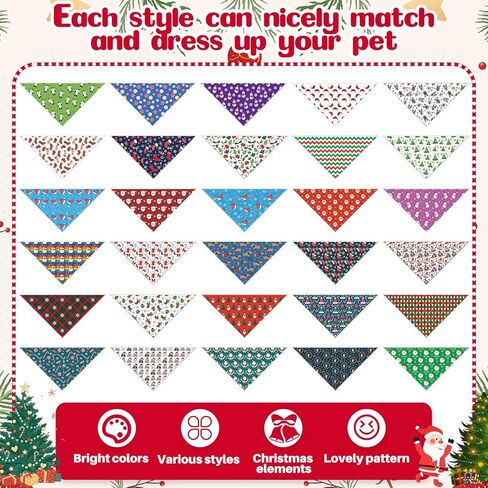 Aliceset 180 Pack St. Patrick's Dog Bandanas Bulk Irish Shamrock Dog Scarf Washable Adjustable Triangle Pet Bibs Neckerchiefs for Small Medium Large Pet Puppy Holiday Costumes Birthday Party Gift in Kuwait