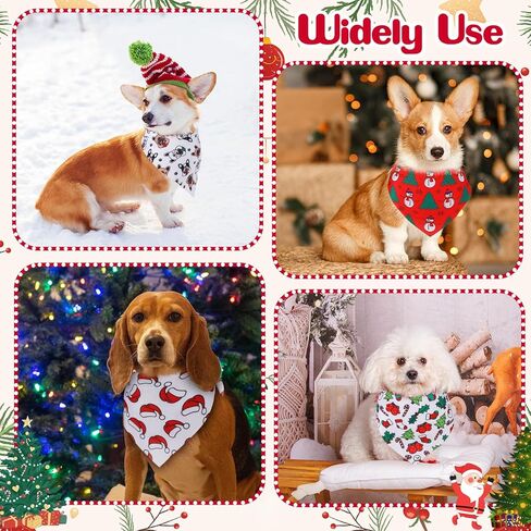 Aliceset 180 Pack St. Patrick's Dog Bandanas Bulk Irish Shamrock Dog Scarf Washable Adjustable Triangle Pet Bibs Neckerchiefs for Small Medium Large Pet Puppy Holiday Costumes Birthday Party Gift in Kuwait