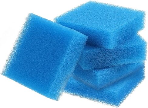 6 عبوات من إسفنجة تنظيف خزان الأسماك، منظف إسفنجة زجاجية لحوض السمك، أدوات تنظيف حوض السمك، منظف خزان الأسماك، منظف الطحالب الزجاجية لمنظفات جدران خزانات الأسماك (أزرق) in Kuwait