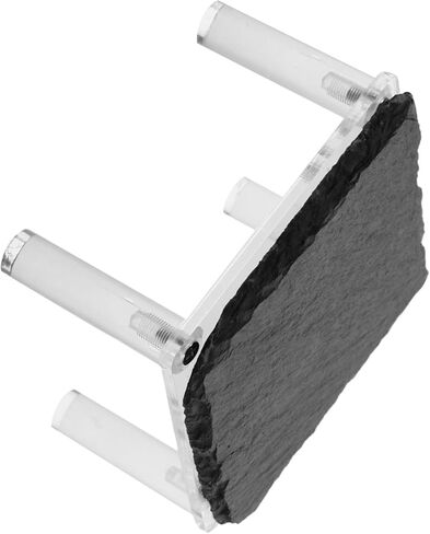 Yardwe Reptile Basking Platform Rock Slabs Turtle Lizard Climbing Resting Rocks Natural Stone Texture for Terrarium Decoration in Kuwait