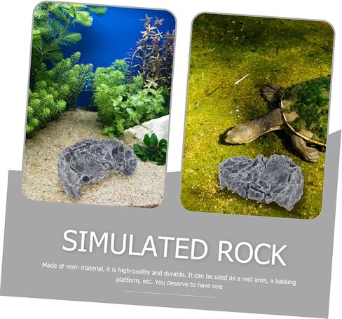 Turtle Basking Platform Multi Functional Reptile Perch with Realistic Details for Aquatic Habitats Tortoise Resting Dock Durable Construction in Saudi Arabia