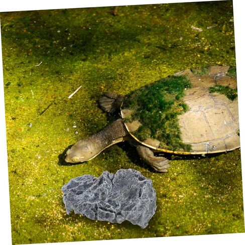 Turtle Basking Platform Multi Functional Reptile Perch with Realistic Details for Aquatic Habitats Tortoise Resting Dock Durable Construction in Saudi Arabia