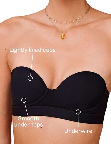 Pepper Strapless Bras | MVP Multiway Strapless, Underwire Bra, Comfy Bra with Convertible Straps (30A-40B) in Kuwait