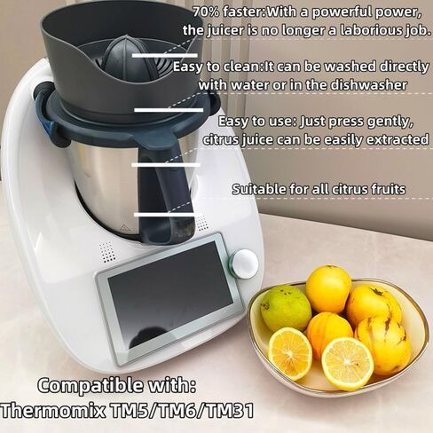 عصارة برتقال دوارة بضغط فصل فيزيائي متوافقة مع Thermomix TM5/TM6/TM31 عصارة برتقال دوارة متوافقة مع Thermomix TM5/TM6/TM31 متوافقة مع ملحقات Thermomix in Saudi Arabia