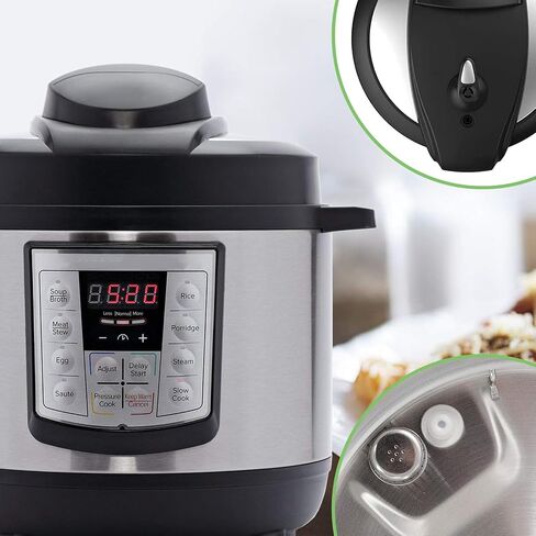 11 PCS Instant Pot Replacement Parts for Lux 8 QT, Instant Pot Accessories Include Sealing Ring, Steam Release Valve, Anti-Block Shield, Valve Sealing Ring, Float Valve and Gasket in Kuwait