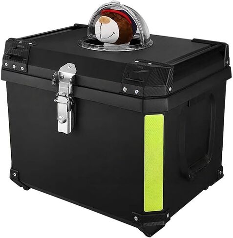 36L Universal Motorcycle Trunk 57L Pet Box 45L Portable Outdoor Cat Dog Breathable Storage Top Case Big Capacity(45L print) in Saudi Arabia