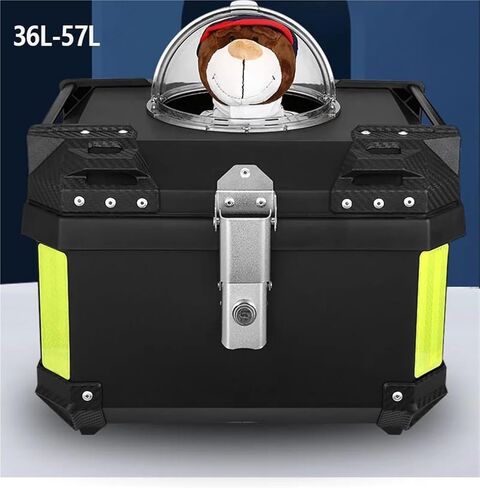 36L Universal Motorcycle Trunk 57L Pet Box 45L Portable Outdoor Cat Dog Breathable Storage Top Case Big Capacity(45L print) in Saudi Arabia