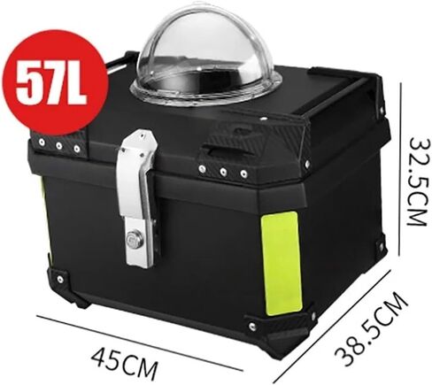 36L Universal Motorcycle Trunk 57L Pet Box 45L Portable Outdoor Cat Dog Breathable Storage Top Case Big Capacity(45L print) in Saudi Arabia