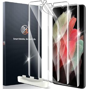 LK 3 Pack لـ Samsung Galaxy S20 Plus Protector [Not Glass] إصدار جديد لدعم فقاعة إلغاء تأمين بصمات الأصابع ، مع أداة تثبيت سهلة ، وتغطية أقصى منحنية ثلاثية الأبعاد لـ S20 Plus 6.7 بوصة in Kuwait