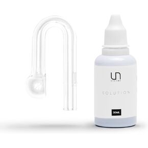 Ultum Nature Systems CO2 Drop Checker - Glass CO2 Drop Checker for Aquarium, CO2 Aquarium Kit with Solution, CO2 Monitor Complete Set for Planted Aquariums - Drop Checker Hang on Edge Mount (HD) in Saudi Arabia