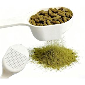 ملعقة تغذية الأرانب لغربلة مساحيق الطعام، مغرفة تغذية الحيوانات الصغيرة للأرنب، وكريات خنزير غينيا، ملحق تغذية الأرنب للأقفاص in Kuwait