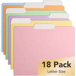 Mr. Pen- Poly File Folders, 1/3 Cut Tab, 6 Pack, Assorted Colors, Letter Size, Colored File Folders, Letter File Folders, Color Folders, Office File Folders, Office Supplies File Folders, File Folder in Kuwait