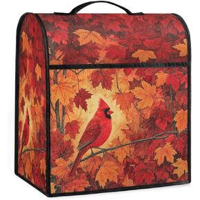 Autumn Maples Kitchen Aid Mixer Cover Red Birds Coffee Maker Cover Stand Mixer Covers Compatible with 6-8 Quart Tilt Head Bowl Lift Dust Cover with Pockets for Accessories in Kuwait