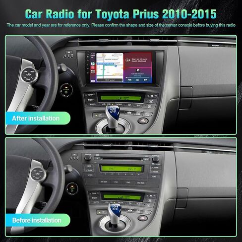 Radio Android 12 Car Radio Toyota Prius 2010 2011 2012 2014 2015 Stereo مع J.B.L - وحدة شاشة تعمل باللمس 9 بوصة مع Carplay & Android Auto و WiFi و BT و GPS و SWC و Canbus و Canbus in Saudi Arabia