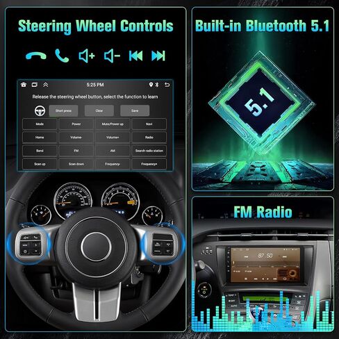 Radio Android 12 Car Radio Toyota Prius 2010 2011 2012 2014 2015 Stereo مع J.B.L - وحدة شاشة تعمل باللمس 9 بوصة مع Carplay & Android Auto و WiFi و BT و GPS و SWC و Canbus و Canbus in Saudi Arabia