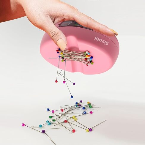 Sizobi Magnetic Pin Holder, Magnetic Pin Cushions for Sewing, Sewing Needle Magnetic Quilting Pins Holder Organizer, Magnetic Bobby Pin Holder, Magnetic Paper Clip Holder(Sewing pins not Included) in Kuwait