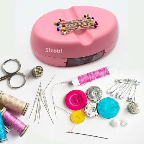 Sizobi Magnetic Pin Holder, Magnetic Pin Cushions for Sewing, Sewing Needle Magnetic Quilting Pins Holder Organizer, Magnetic Bobby Pin Holder, Magnetic Paper Clip Holder(Sewing pins not Included) in Kuwait