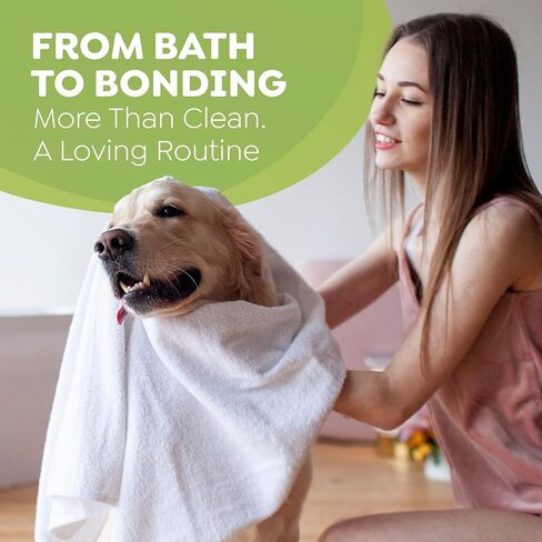 Riddy Pet Shampoo, Handmade Essential Oil Cleanser for Pets, Fragrance Free Moisturizing Formula, Safe for Sensitive Skin with Cedarwood, 1 Pint in Saudi Arabia